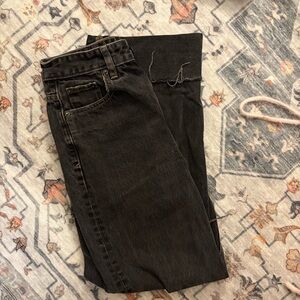 Pull&Bear Black Straight Jeans